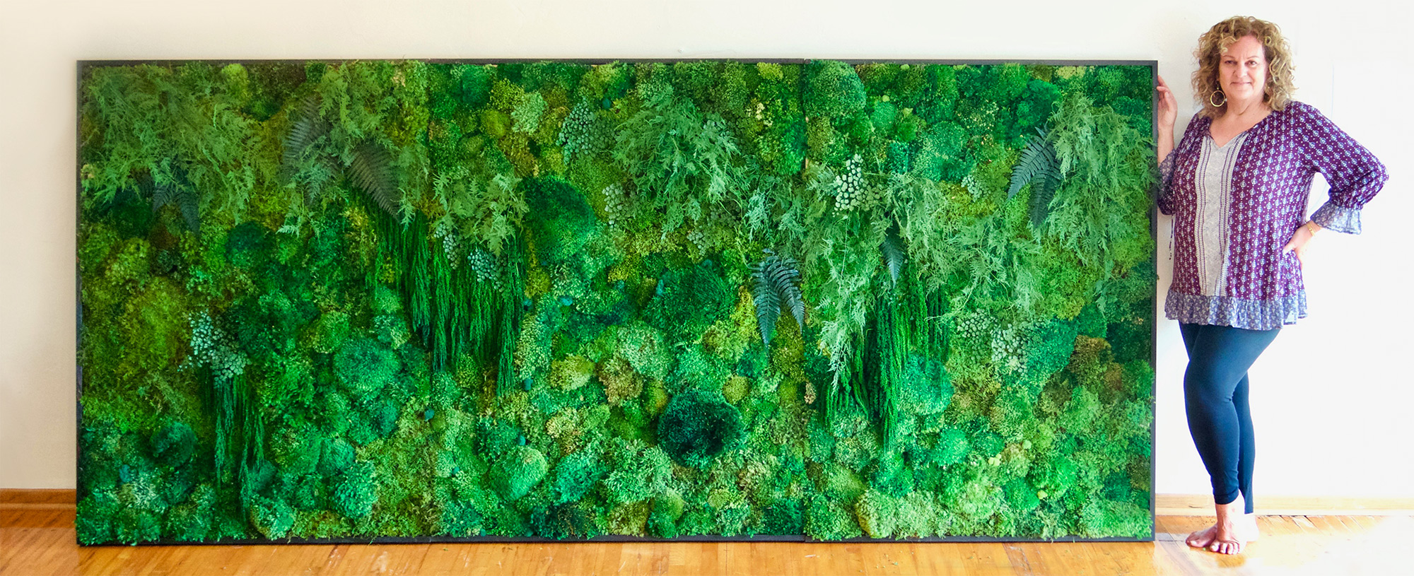 Moss Wall Art 36x18 - WabiMoss