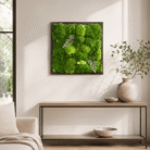 18x18 moss artwork
