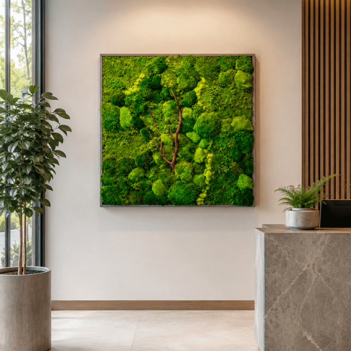 36x36 moss artwork